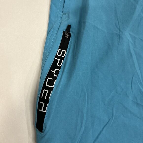 SPYDER Mens Blue 9" Swim Board Shorts Breathable Quick Dry Stretch Mesh Sz Med - Picture 3 of 11